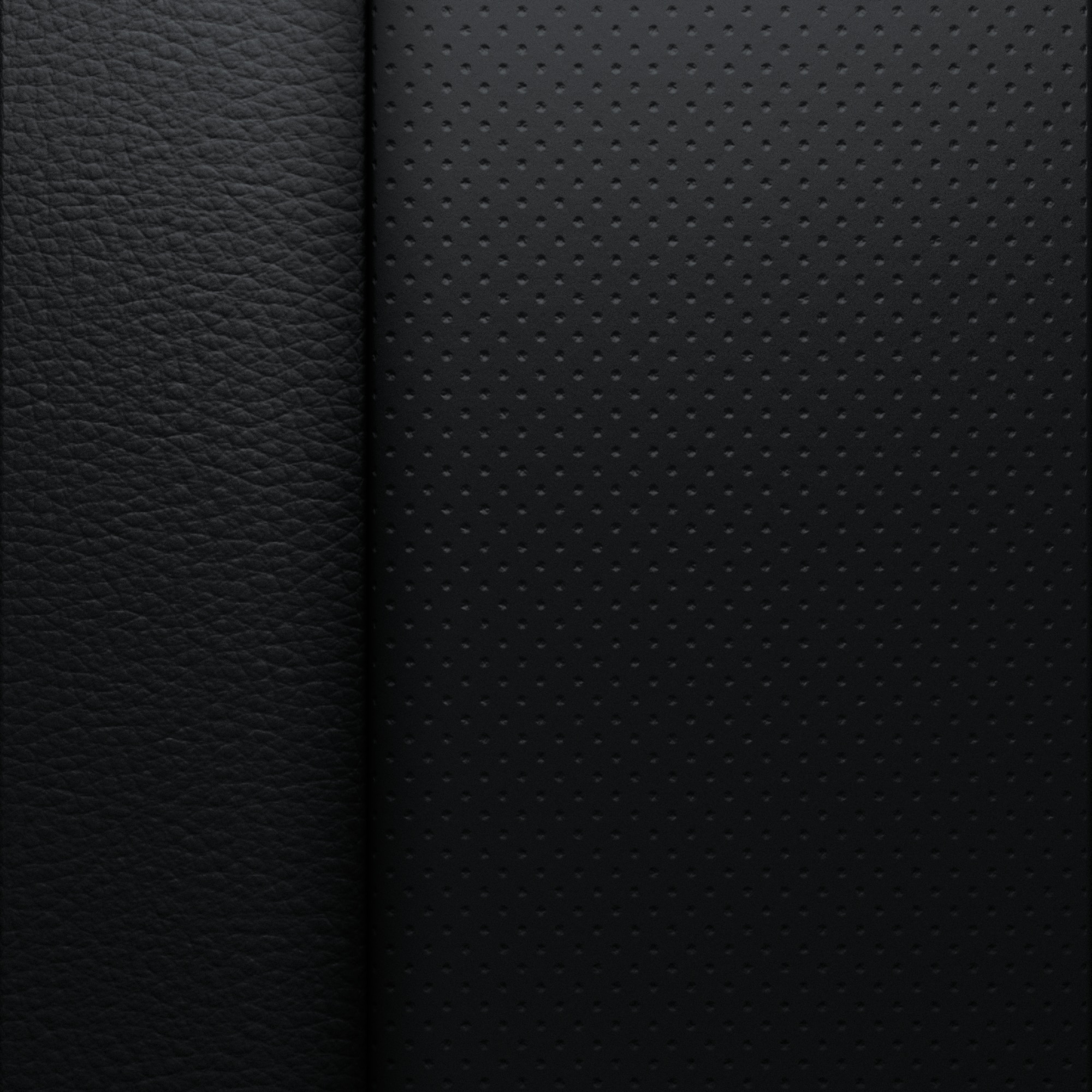 Pantone negro para interiores en piel de Nueva Chevrolet Traverse 2024, camioneta familiar 8 pasajeros